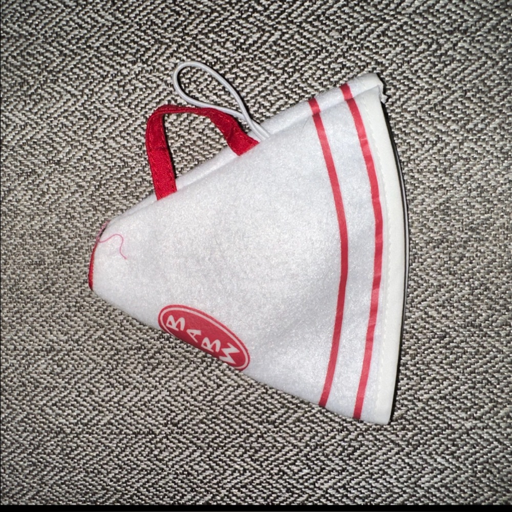 Build a Bear Workshop White/Red Cheer Leading Blow Horn BABW